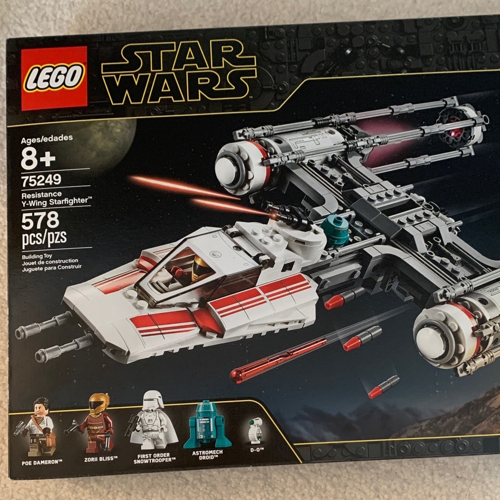 LEGO Star Wars Resistance Y-Wing Starfighter - Red, White, Gray